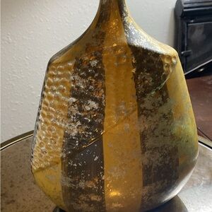 Gold and Silver Decorative Vase